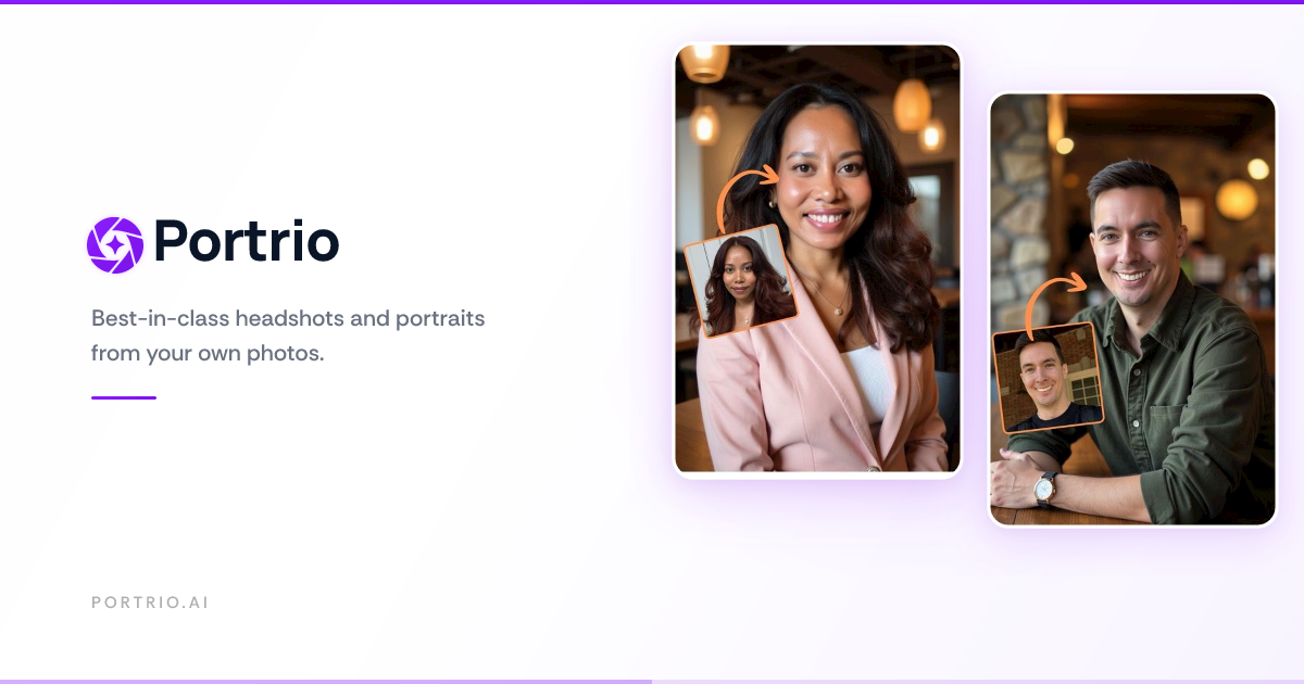 Portrio AI | Professional Headshot Generator screenshot 1